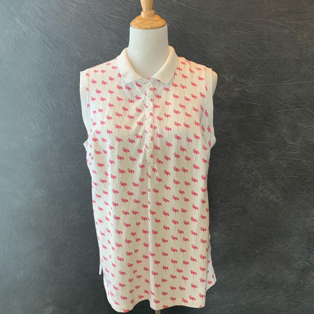 Lands' End Sleeveless Polo